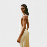 Sofia – Halter Satin Dress