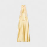 Sofia – Halter Satin Dress