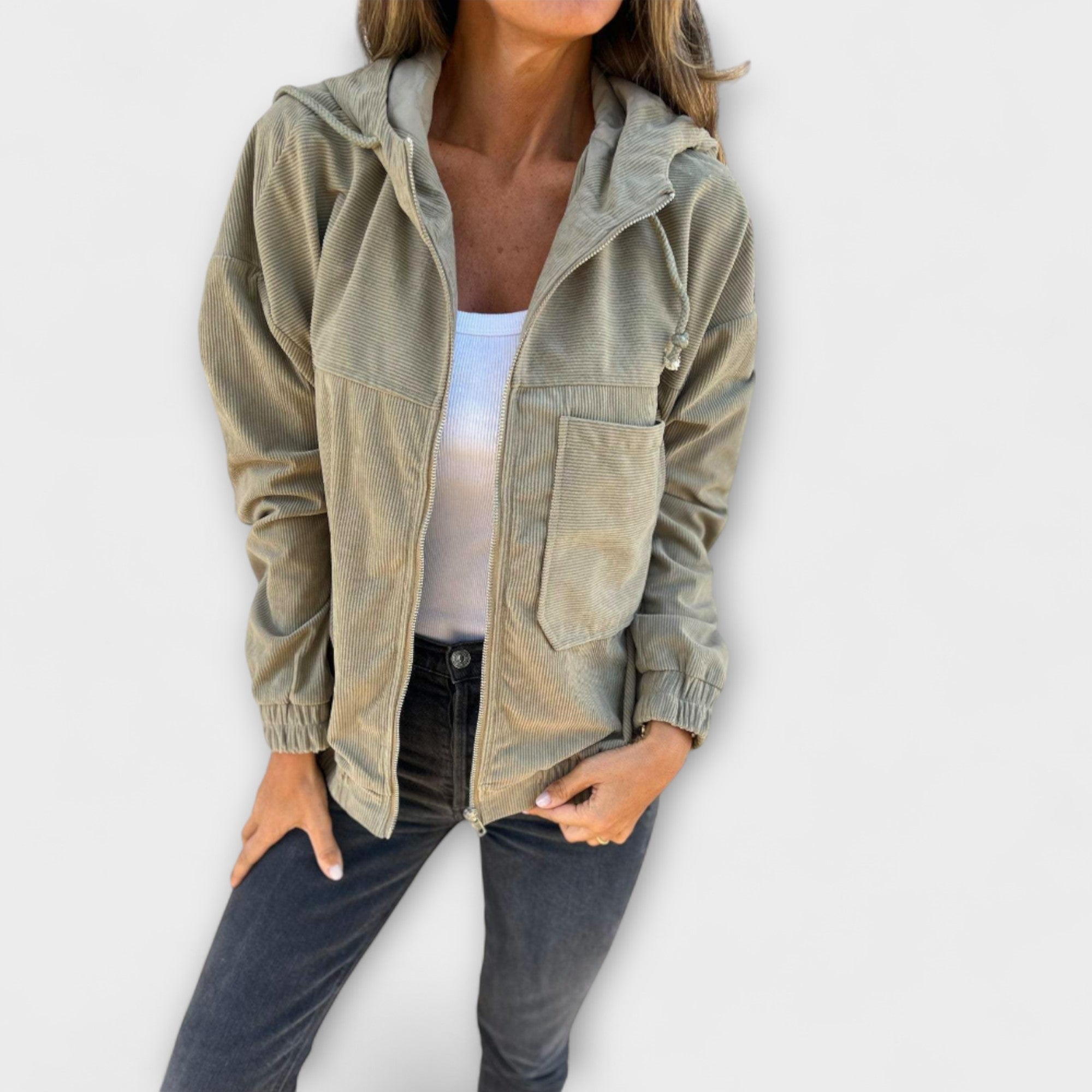 Ella - Vezen Hooded Jacket with Zipper