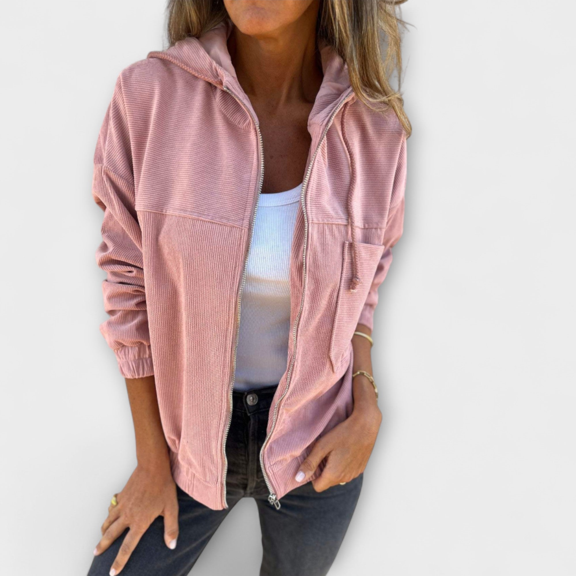 Ella - Vezen Hooded Jacket with Zipper