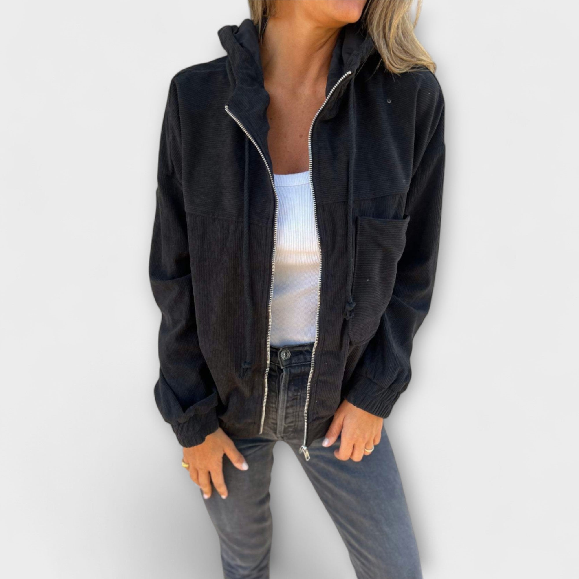 Ella - Vezen Hooded Jacket with Zipper