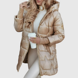 Élise™ | Elegantni zimski plašč s kapuco in podlogo