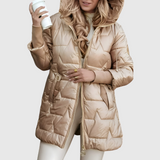 Élise™ | Elegantni zimski plašč s kapuco in podlogo