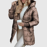 Élise™ | Elegantni zimski plašč s kapuco in podlogo