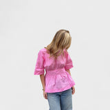 Margareta – Elegantna Bluza z Ovratnikom