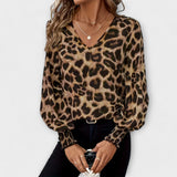 Jadranka - Elegantna Leopard Bluza