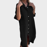 Blanka - Elegant Casual Shirt Dress