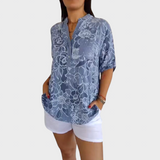 Bernarda - Bluza s sodobnim vzorcem
