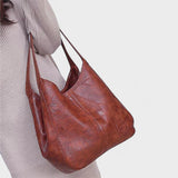Anica - Retro Leather Handbag