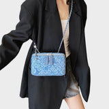 Ksenija - Denim Floral Tote Bag