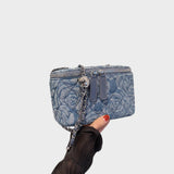 Ksenija - Denim Floral Tote Bag