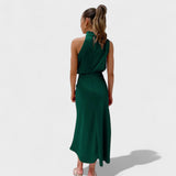 Alda - Elegant Satin Dress