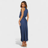 Alda - Elegant Satin Dress
