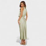 Alda - Elegant Satin Dress