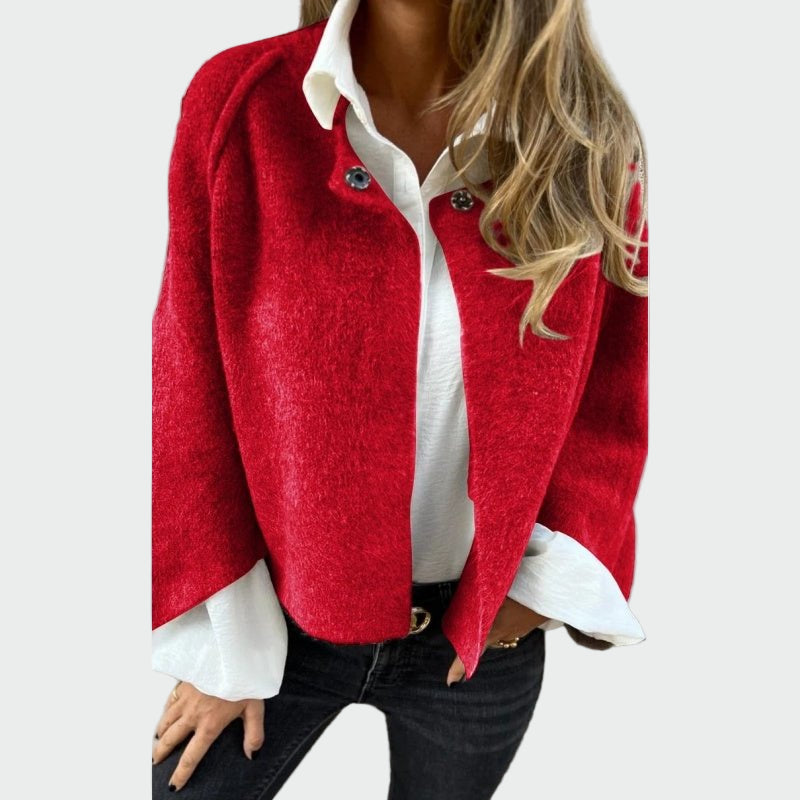 Mojca - Elegantna kapa z odprtimi rokavi