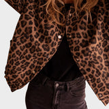 Brina – Elegantni jopič z leopardjim vzorcem